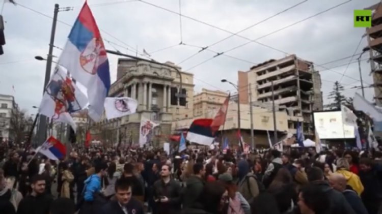Thousands Rally Against Hotel Project in Serbia Linked to Trump's Son-in-Law