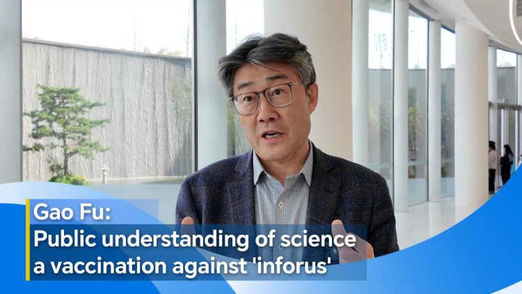 Gao Fu Asserts Science Literacy as a Vaccine Against the 'Inforus'