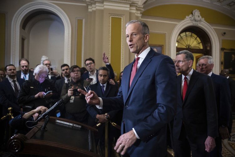GOP senators face another Democratic push to accelerate Trump's major bill