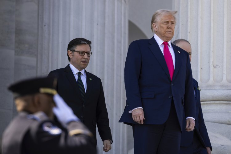 Amid Market Plunge, Johnson and Trump Hasten to Display Progress on Their Agendas