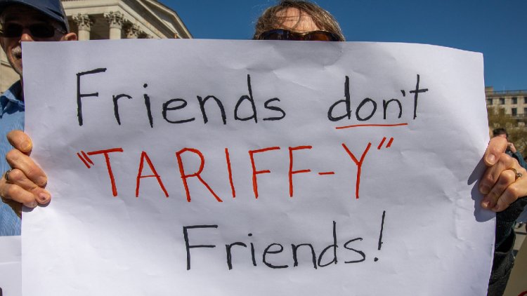 'Hands Off': Europeans Protest Trump's Policies