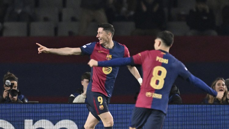 Barcelona Overwhelms Dortmund in UEFA Champions League Match, PSG Narrowly Defeats Aston Villa