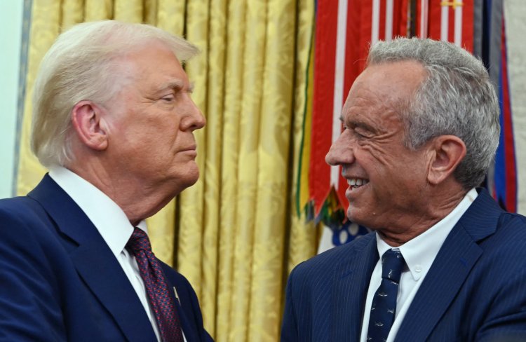 RFK Jr. deviates from his usual path, to Trump's delight.