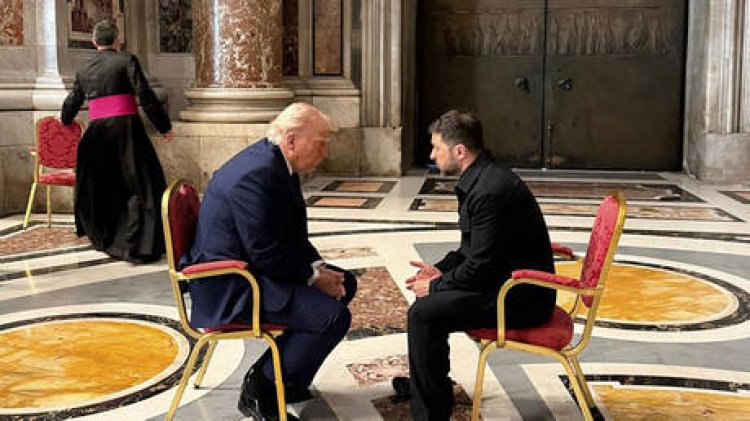 Zelensky, Described as 'Calmer,' Sought 'More Weapons' at Vatican, Says Trump